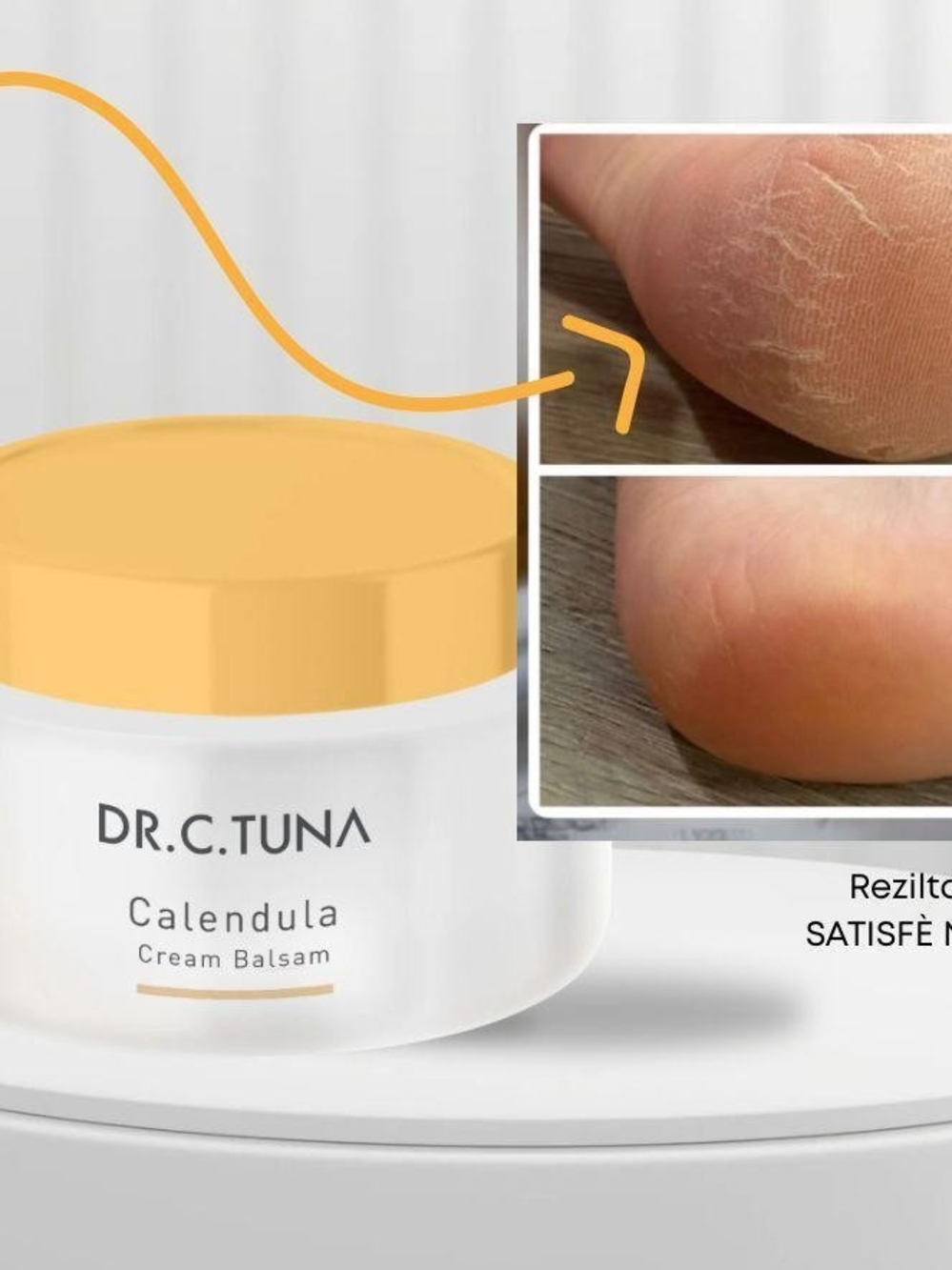 Farmasi Calendula Cream Balsam – White Jar with Yellow Cap